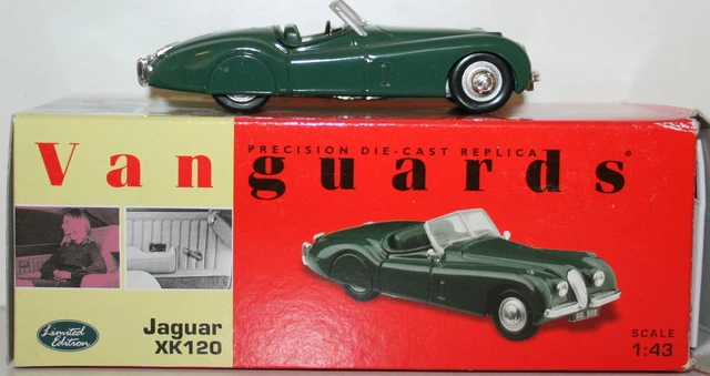 Vanguards 1/43 Va05902 Jaguar Xk120 Suede Green