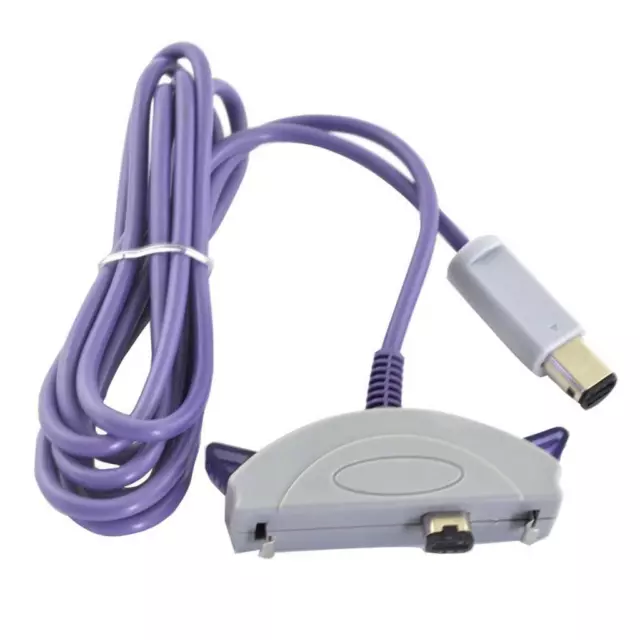 Câble Link Compatible avec Game Boy Advance et pour Gamecube Violet 1.8m