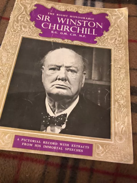 RT. Hon. SIR WINSTON CHURCHILL-PITKIN  BIOGRAPHY BY A MAN IN THE STREET(c.1961)