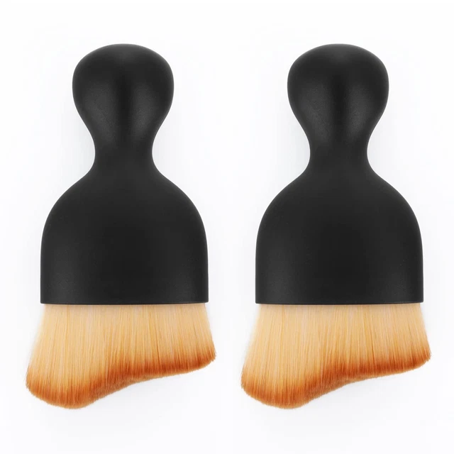 Kit De 4 Brosses De Nettoyage Auto SoeUyd - Pour Tableau De Bord, Aérations, Intérieur & Extérieur Voiture