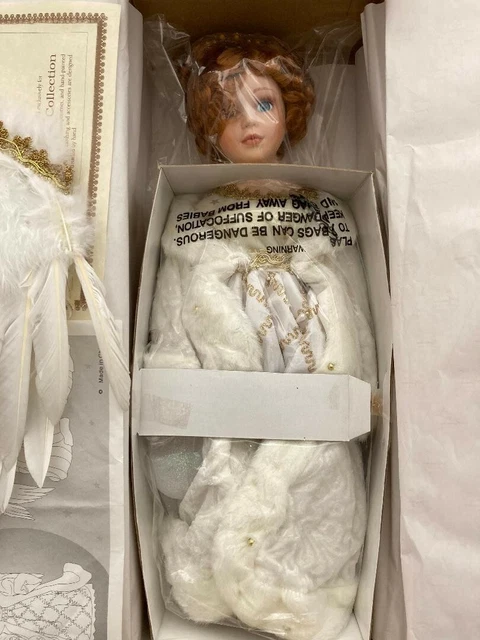 Heritage Signature Collection 2005 Angel Porcelain Doll Item #80025 New-In-Box,  4