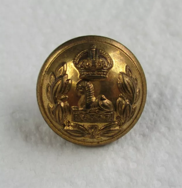 British Army:"LANCASHIRE FUSILIERS BRASS BUTTON" (Small, 19mm, WW1-WW2 Era)