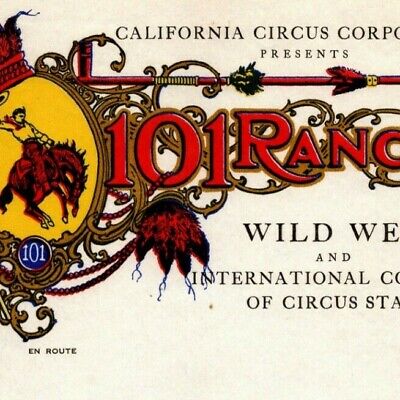 Very Scarce c1946"California Circus Corporation 101 Ranch" Wild West Letterhead