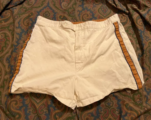 Vintage LAGUNA Swim Cotton Trunks 70s Made In USA  mens Short
