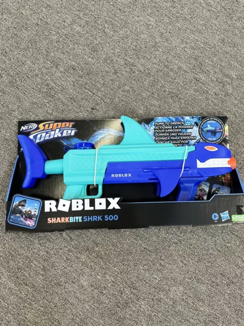 NERF Roblox SharkBite SHRK 500, Super Soaker Shark Bite. NIB