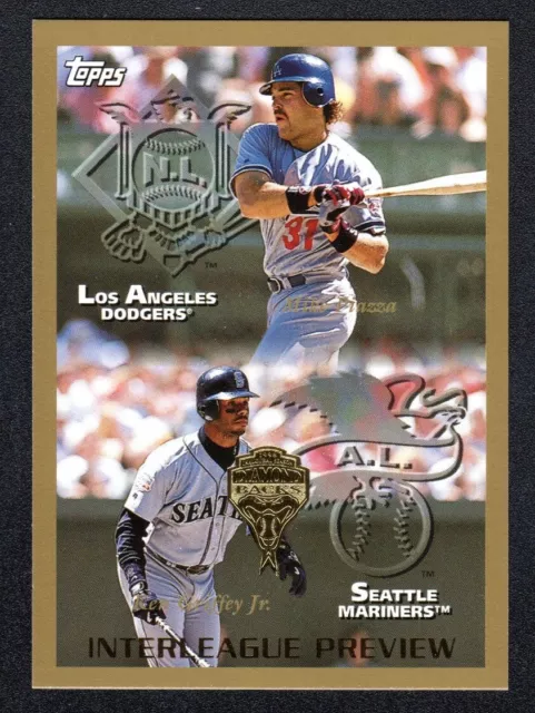 Ken Griffey Jr Mike Piazza 1998 Topps 479 Inaugural Arizona Diamondbacks NrMt-Mt