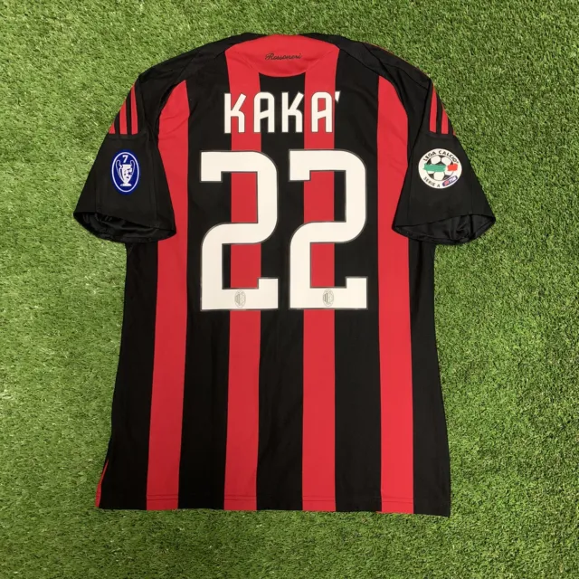 Ship Locally, AC Milan FC Kaka 06-07 Retro Jersey KAKA Premium Player  Version