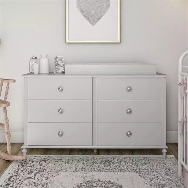 Little Seeds Modern Rowan Valley Arden Wood Changing Table Topper in Gray