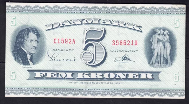 D#97 Dänemark Denmark P 42: 5 Kroner 1959: 1 Stück Sammler collector lot