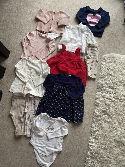 Baby girl clothes bundle cardigan T-shirt dress 3-6 M Zara White Company