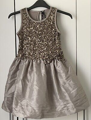 Girls Next dress with Gold sequins. 8 years