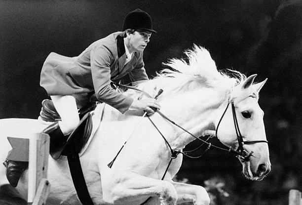 Horse Race John Whitaker Riding Novilheiro 1980 Old Photo