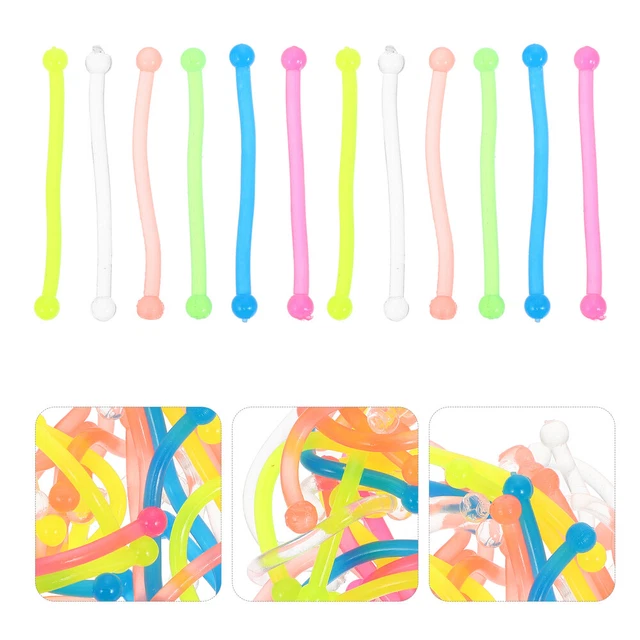 50 stücke Dekompression Spielzeug Interessante Stretchy Stick Flexible TPR