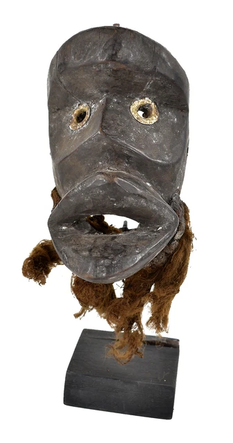 Dan Mask Deangle Custom Stand Liberia African Art