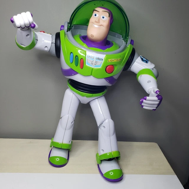 POWER BLASTER BUZZ Lightyear Green Helmet Toy Story Disney Pixar RARE