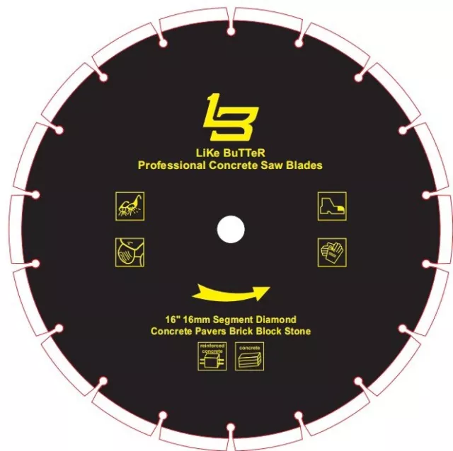 16” Concrete Demo Saw Blades 400mm Laser Welded Diamond, LiKe BuTTeR!!! 2