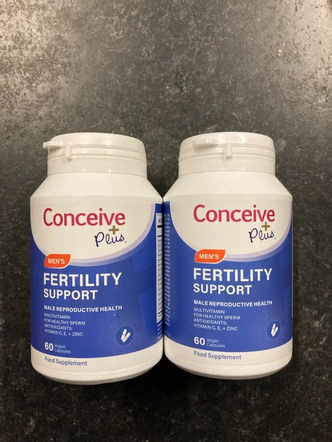 CONCEIVE PLUS FERTILITY Support for Men 2 x 60 Capsules Male