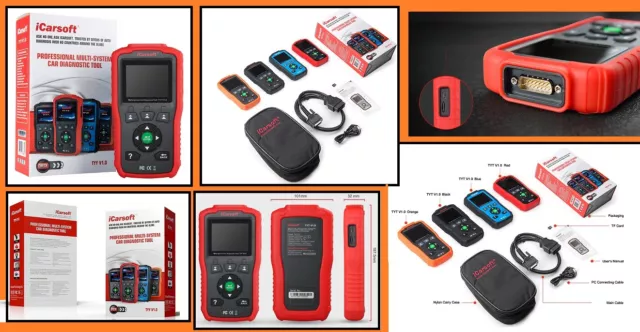 iCarsoft TYT V1.0 Diagnose OBD Scanner für Toyota / Lexus / Scion / Isuzu