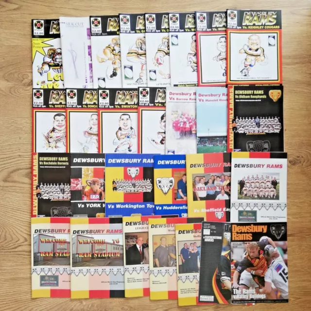 Dewsbury Rugby League Programmes 1990 - 2003 2