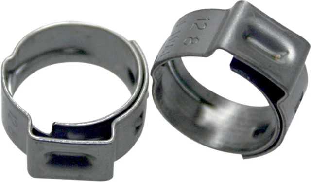Stepless Hose Clamps For 10.3-12.8mm (0.41-0.5") OD Hoses Motion Pro 12-0075