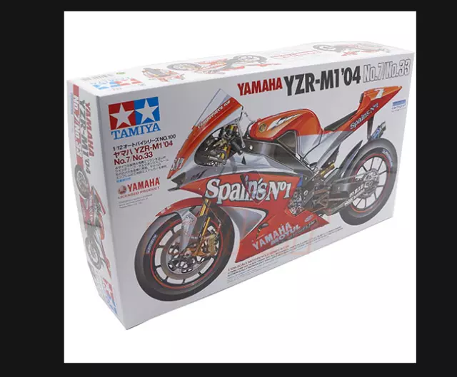 Yamaha YZR-M1 2004 Kit di Montaggio scala 1/12 14100 Tamiya