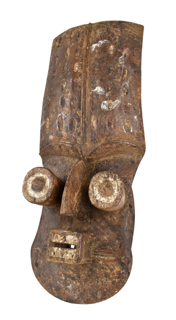 Grebo Mask Tubular Eyes Liberia African Art