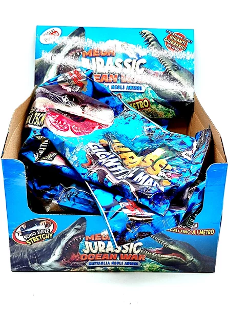 Mega Jurassic Ocean War Giganti Del Mare Bustine Sorpresa + Rivista