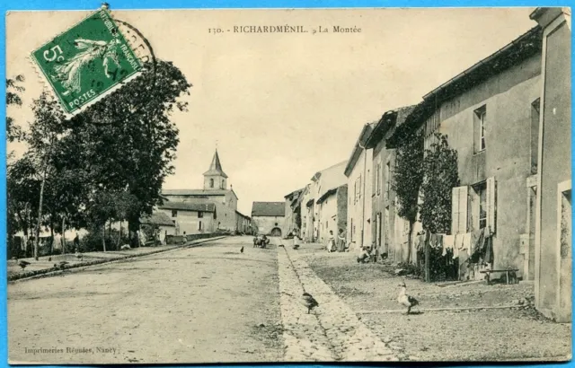 CPA : RICHARDMENIL - La Montée / 1912