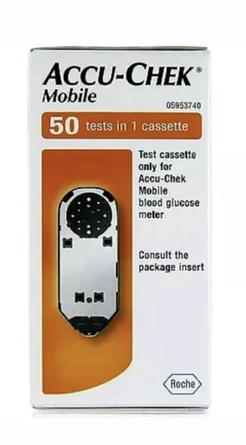 Accu-Chek Mobile Blood Glucose Cassette - 50 Tests- REGISTERED UK PHARMACY