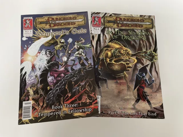 Dungeons & Dragons Vintage (2002) Soft Cover Comic Books x 2 Issue No 3 & 4