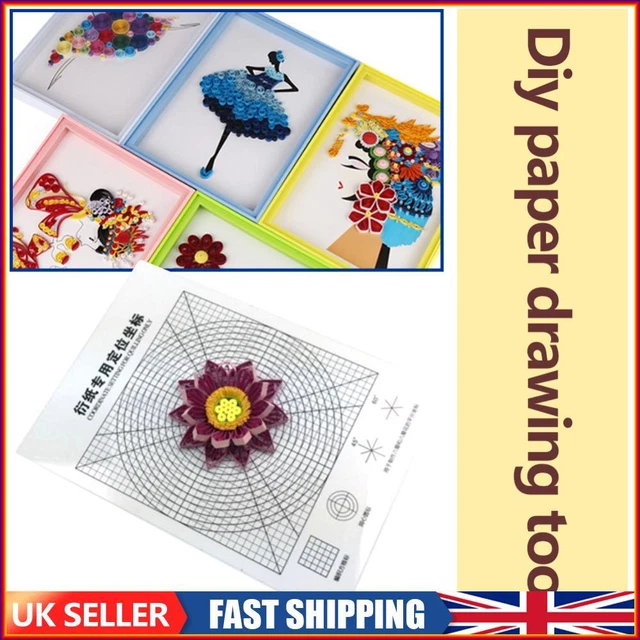 Release Drawing Locating Paper Craft Quilled Setting for DIY Paper Handmade Tool