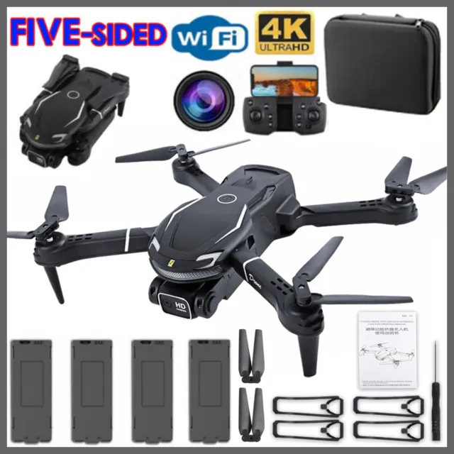 Drones Quadcopter 5G 4K GPS Drone X Pro with HD Dual Camera WiFi FPV Foldable RC