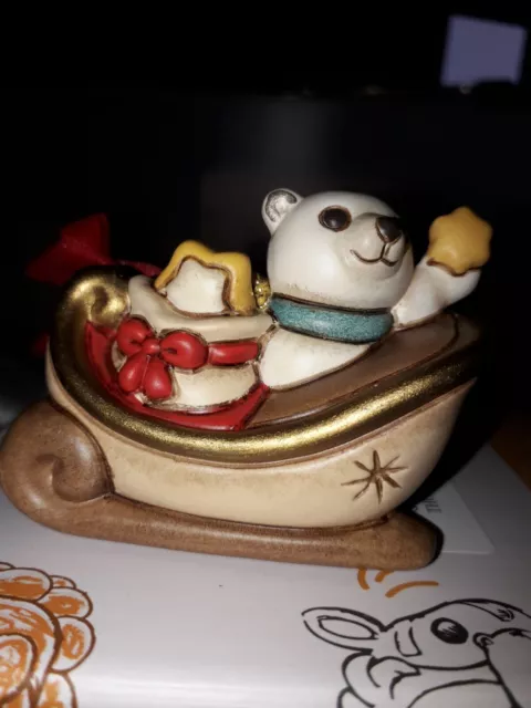 Boule De Noel Thun Ourson Traineau