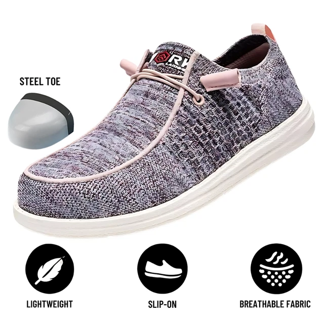 Scarpe Antinfortunistiche LARNMERN Uomo/Donna - Punta In Acciaio, Leggere, Traspiranti, SRC - Foto 4