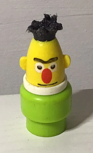 Vintage Fisher Price Little People Bert Sesame Street Clubhouse Figure