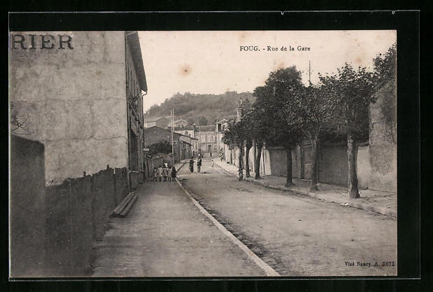 CPA Foug, Rue de la Gare