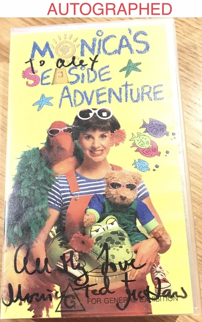 Monica Trapaga VHS SIGNED Merchandise Vintage 90s Monica’s Seaside Adventure