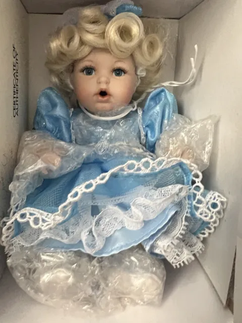 Marie Osmond “Baby Miracles” Tiny Tot Porcelain Doll NIB With COA 3