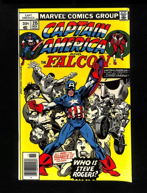 Captain America #215 NM 9.4 Marvel 1977