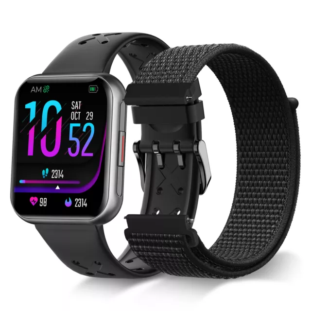 5.0 Bluetooth Smart Watch Activity Fitness Tracker Heart Rate Monitor Waterproof