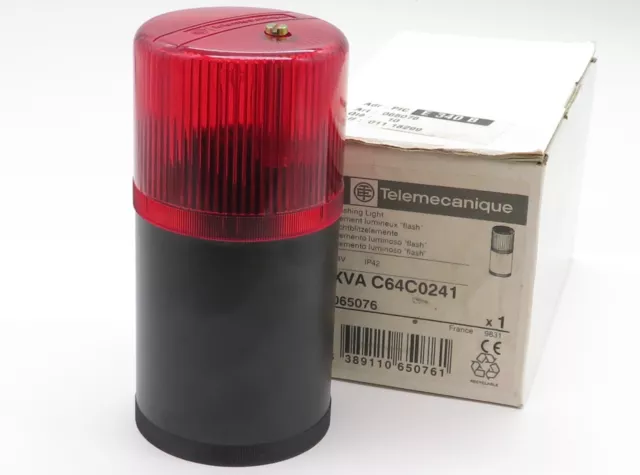 Telemecanique XVA-C64C0241 Lichtblitzelement Xenon-Blinklicht rot Flashing Light