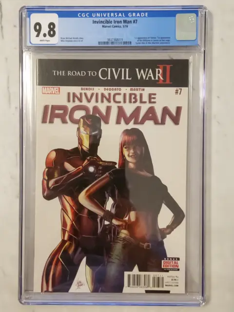 Invincible Iron Man #7 | CGC 9.8 | 1st Appearance Riri (Ironheart) Williams | MC