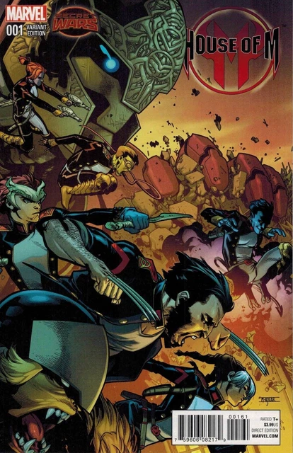 House of M #1 1:25 Mahmud Asrar Variant Secret Wars SWA 2015