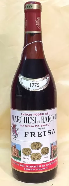 N 23 - Vino da collezione  Marchesi di Barolo Barbera della Langhe  1975