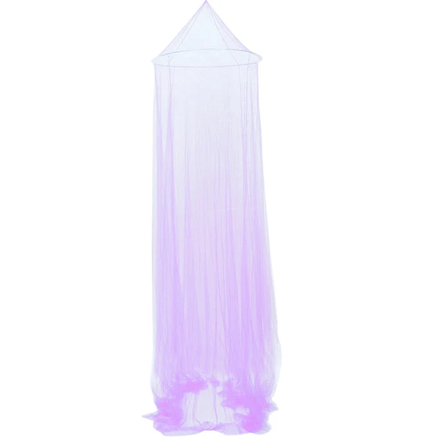 Hanging Mosquito Net Curtain Round Hoop Netting Princess Bedspread