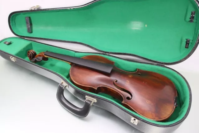 Antike Barock Geige Violine dat 1768 und signiert