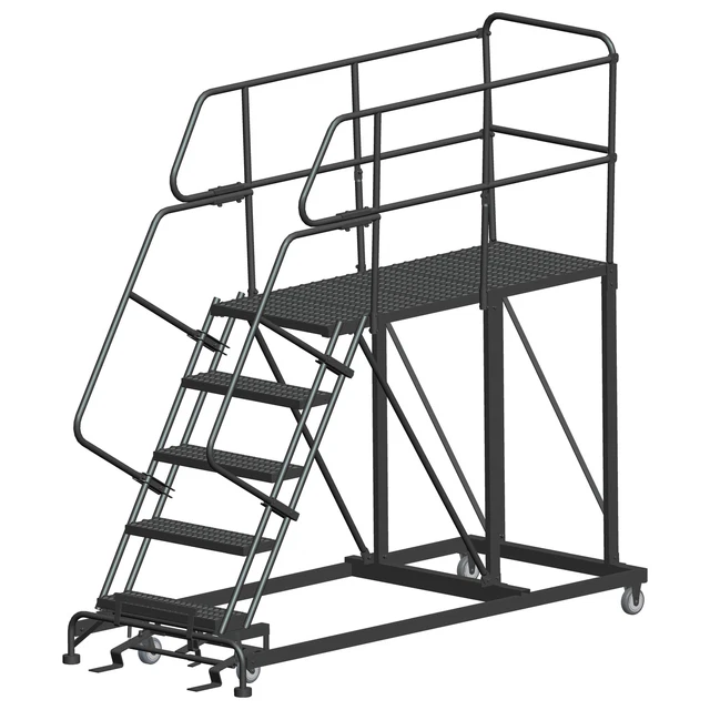 Ballymore Rolling Work Platform Overall Height 86 in Steps 5 Cap 800 lb