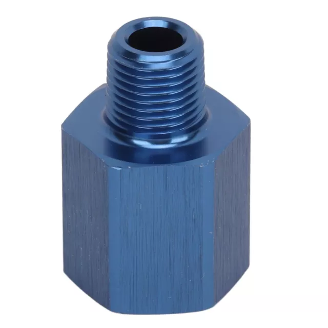 1Pair Pipe Fitting Adapter Blue Perfect Sealing Rustproof 1/8 NPT Male Thread To