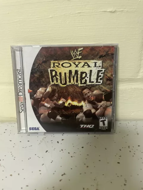 Sega Dreamcast 2000 WWF Royal Rumble Comeplete w/ Manual *Untested