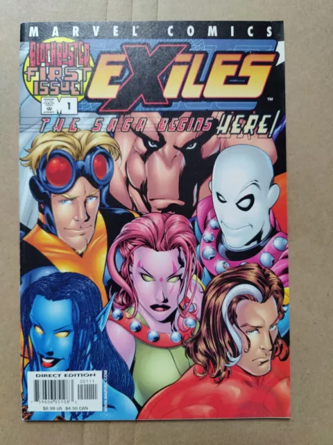 Marvel Comics Exiles #1 FN Midgrade 1st Morph Nocturne Mimic 2001